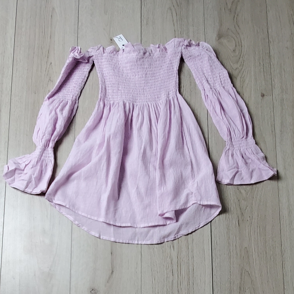 NEW Women's Off The Shoulder Tunic - Picture 2 of 3